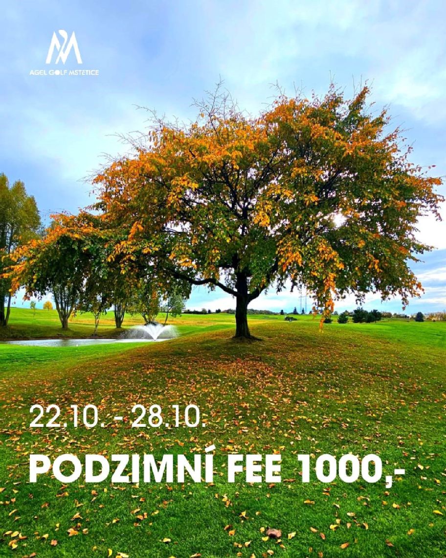 Podzim na greenu za lepší cenu!